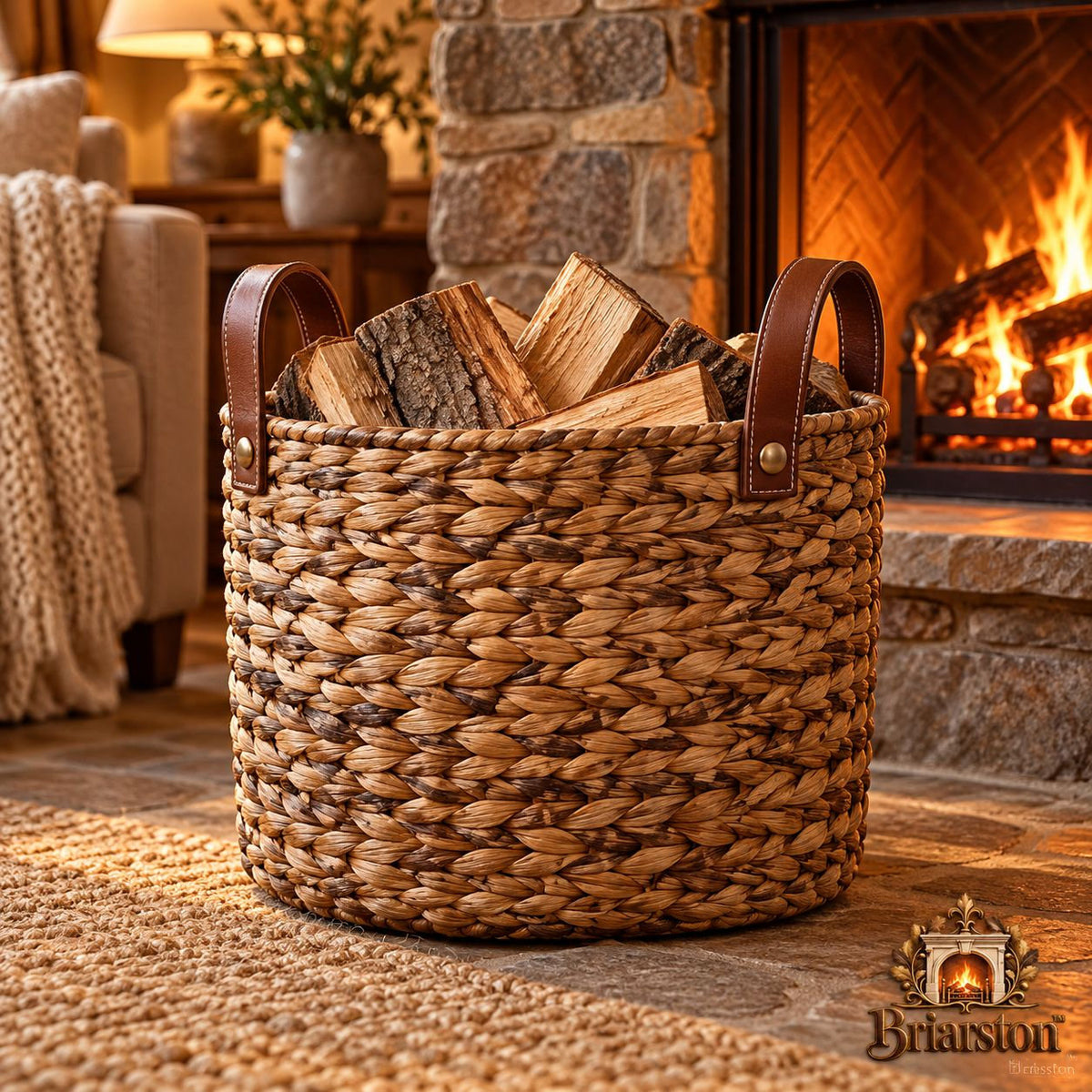 Briarston™ Firewood Storage Basket view 2