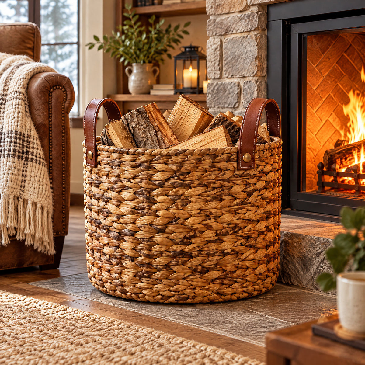 Briarston™ Firewood Storage Basket view 4