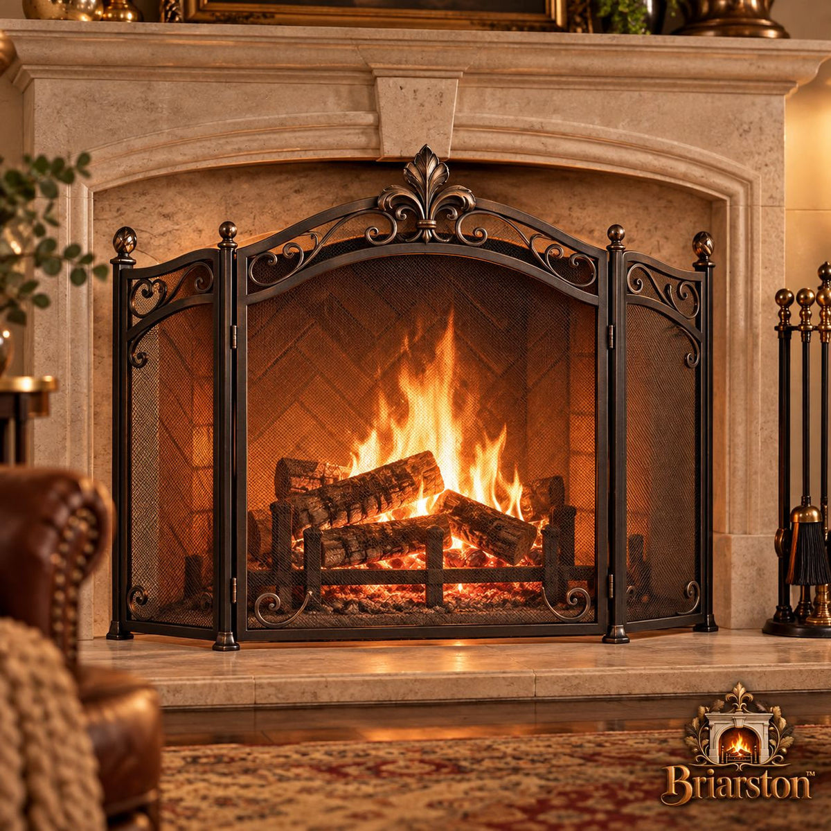 Briarston™ Fireplace Screen & Guard — view 2