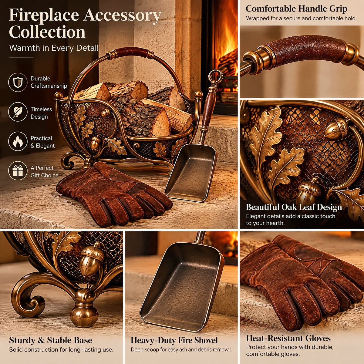 Briarston™ Fireplace Accessory Collection — view 5