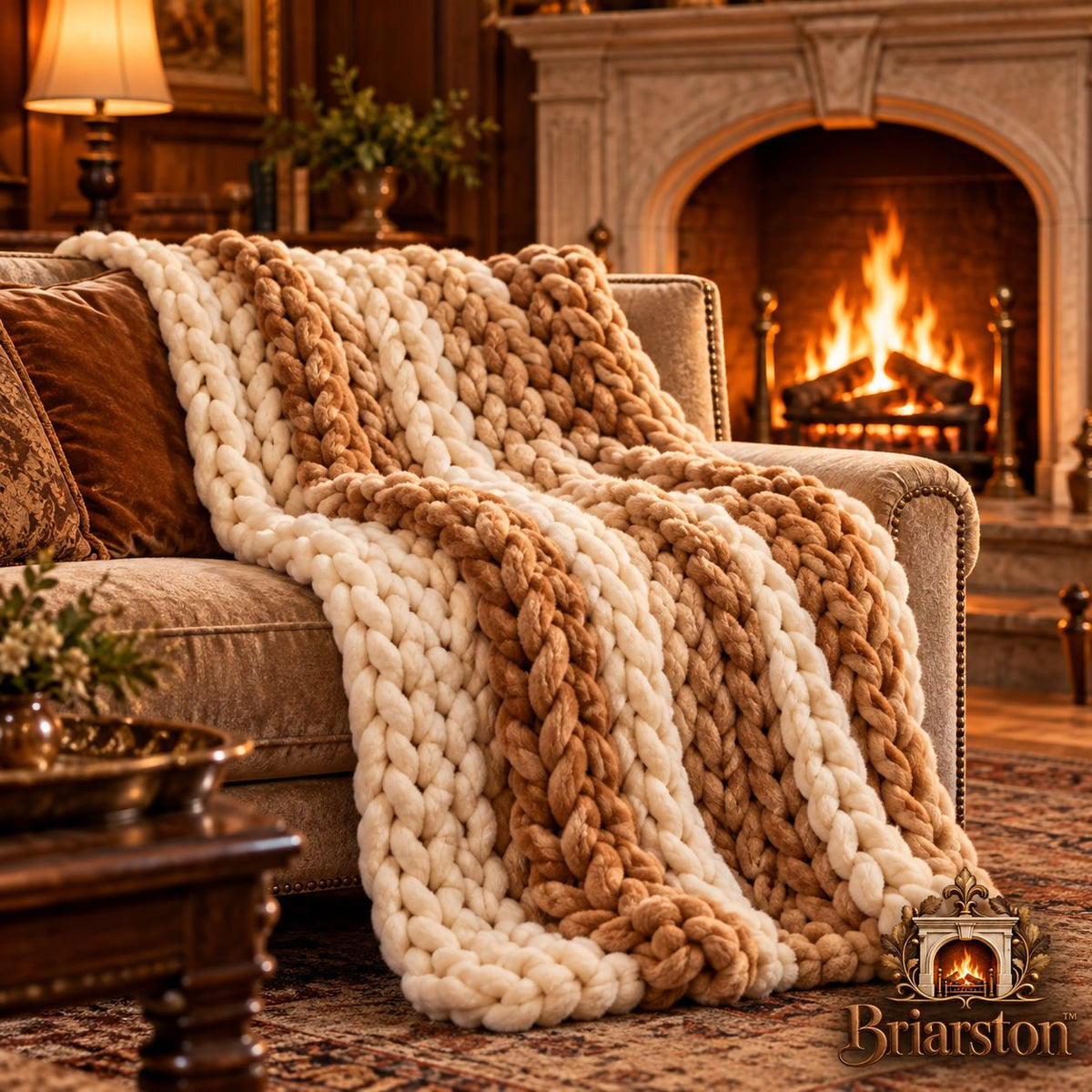 Briarston Chunky Knit Blanket image 5