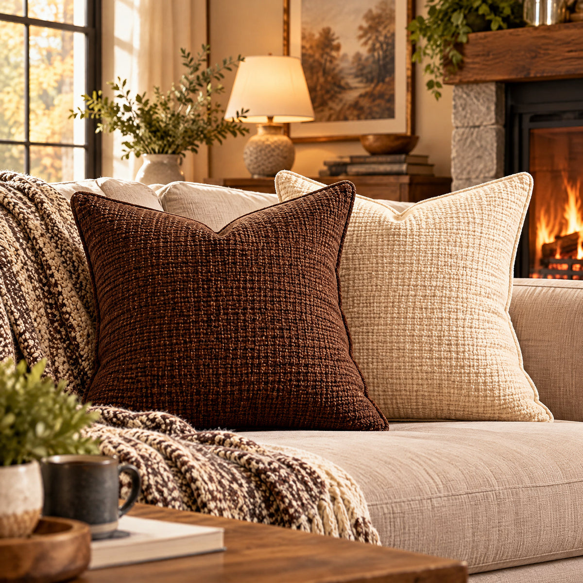 Briarston Cozy Throw Pillow Set image 5