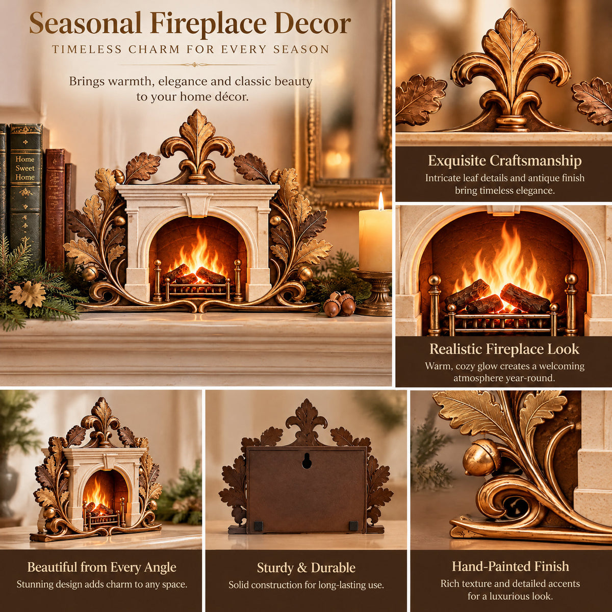 Briarston™ Seasonal Fireplace Decor photo 2