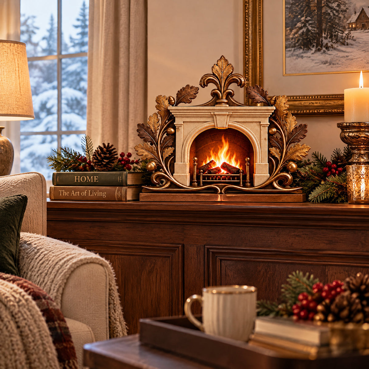 Briarston™ Seasonal Fireplace Decor photo 5